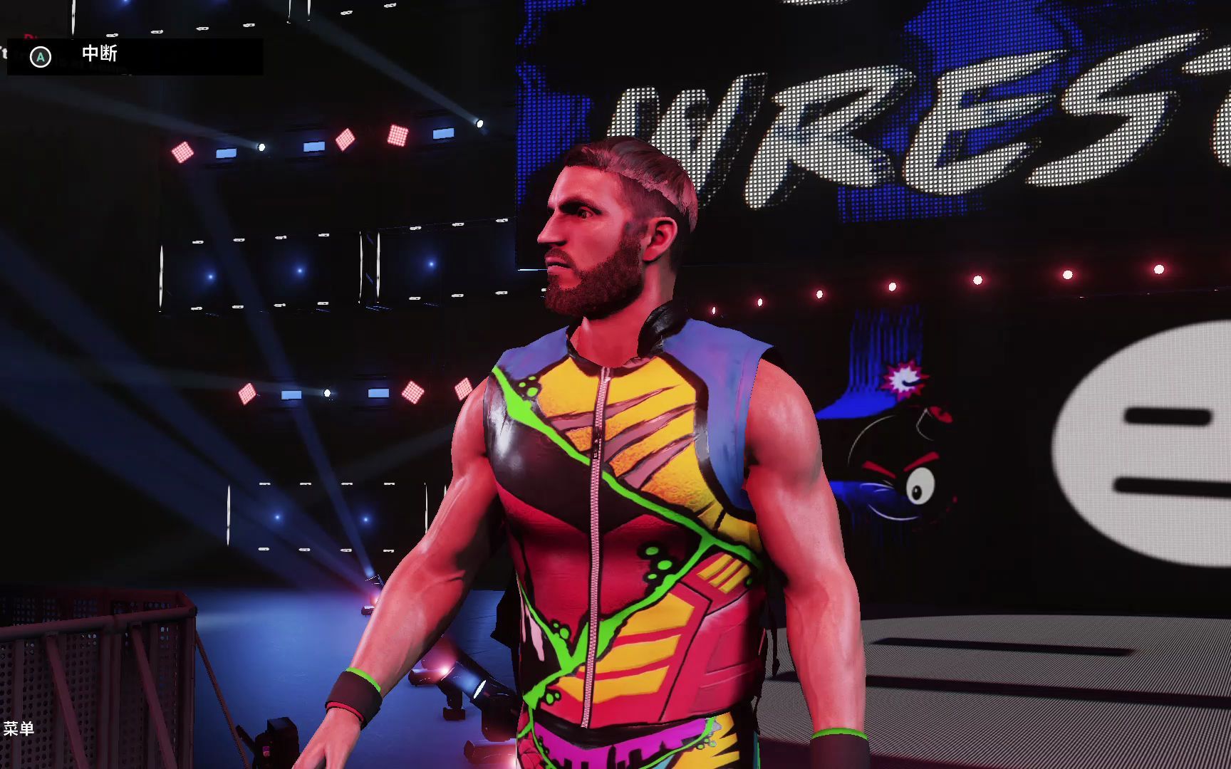 wwe2k19栉田vs强尼加尔加诺