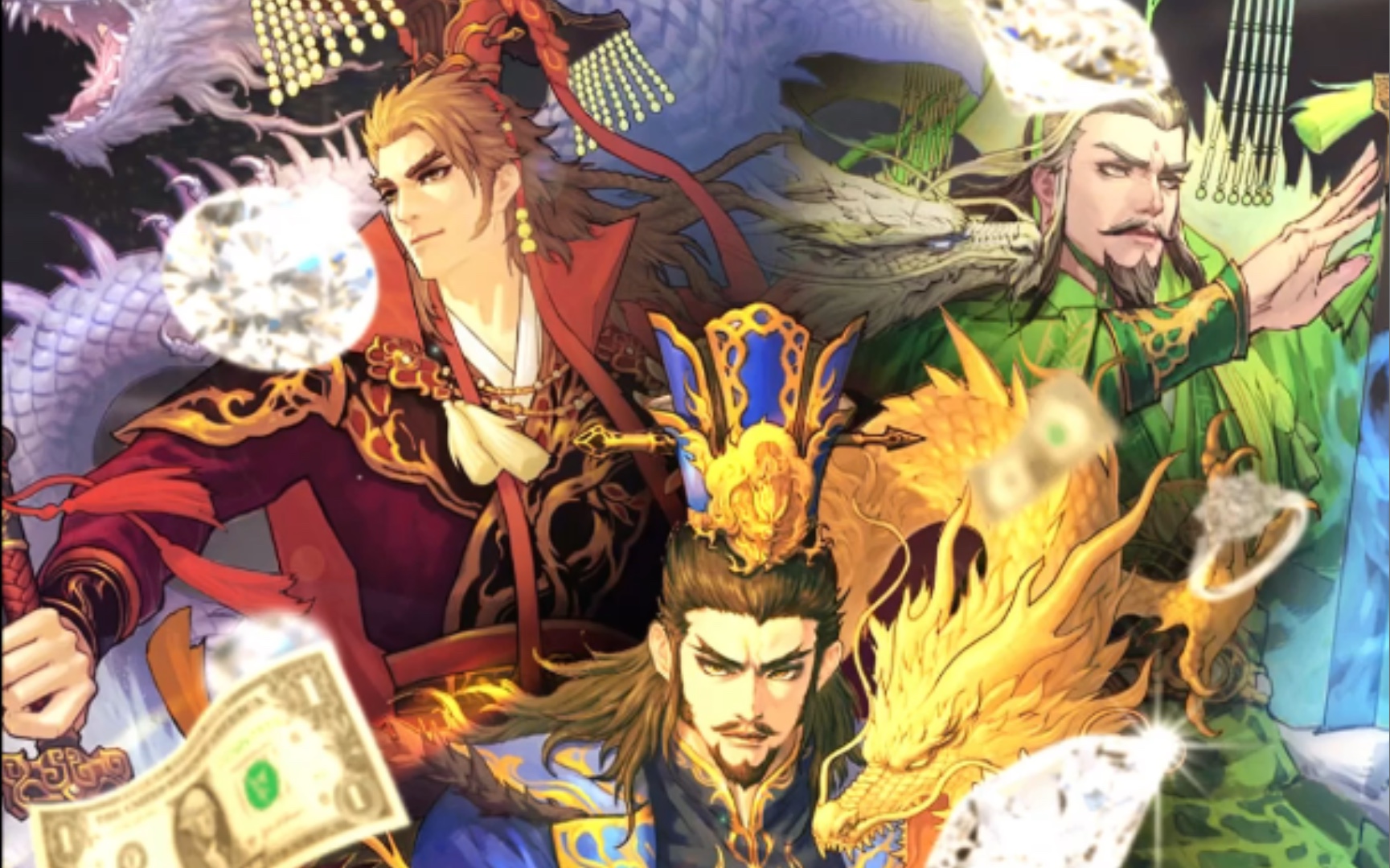 《率土之滨》贵气逼人的三皇:刘备曹操孙权