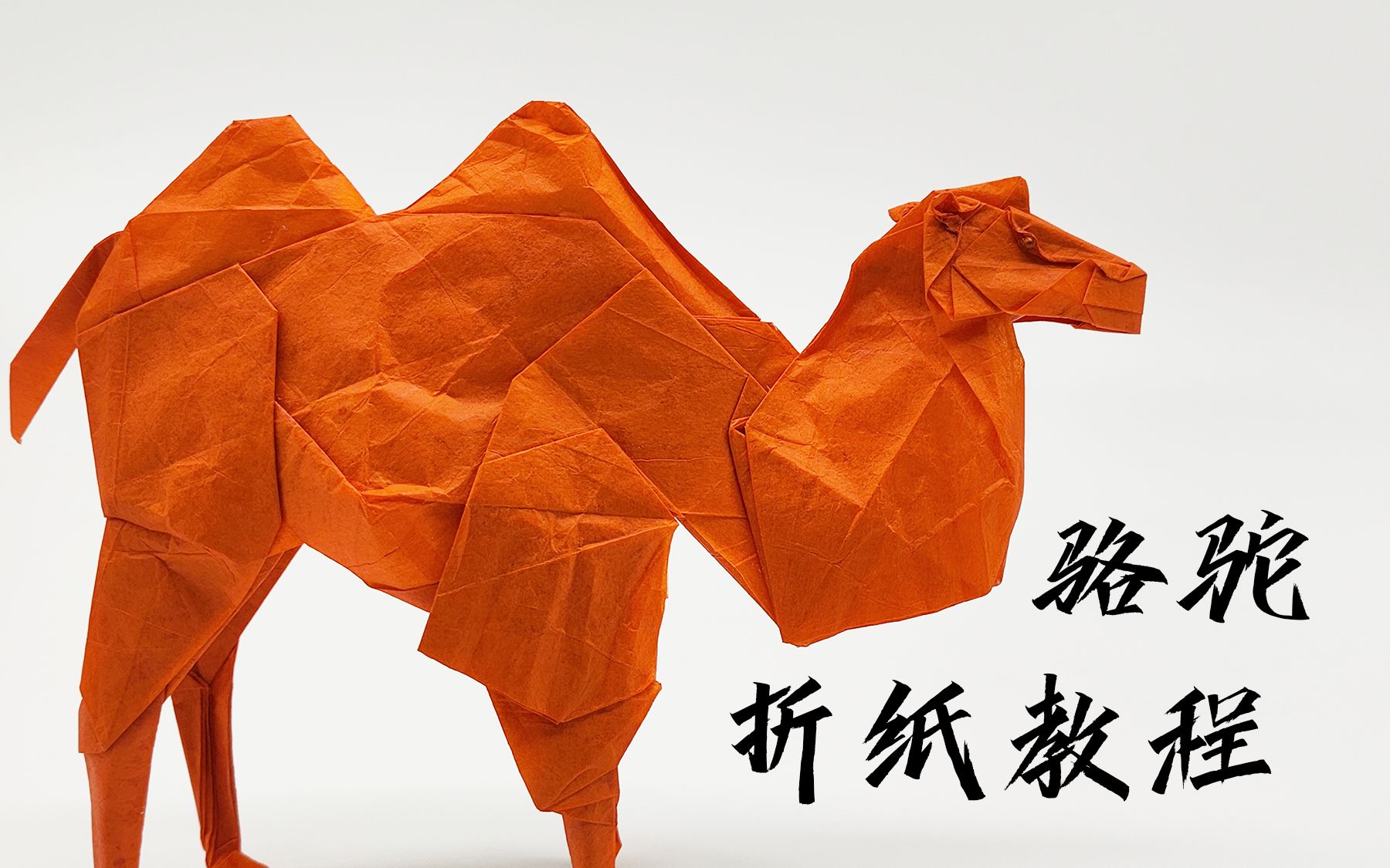 折纸骆驼的步骤图解图片