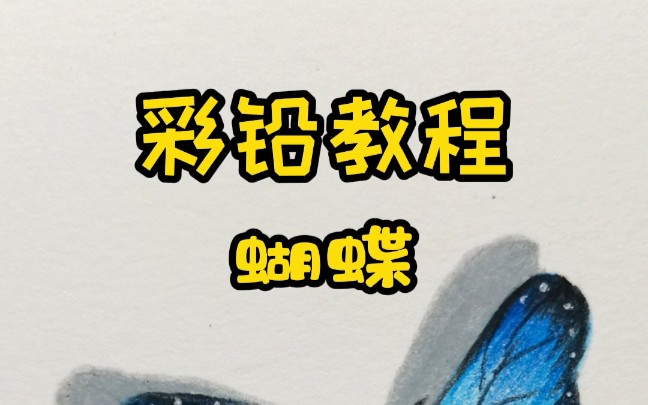 还有很多同学这样去画蝴蝶,今天教给大家画出这样的梦幻蓝色蝴蝶哔哩哔哩bilibili