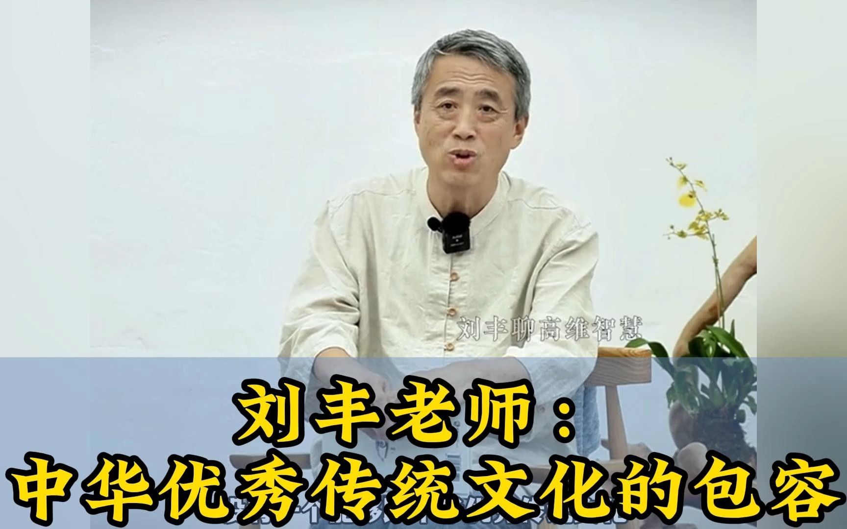 刘丰老师:中华优秀传统文化的包容哔哩哔哩bilibili