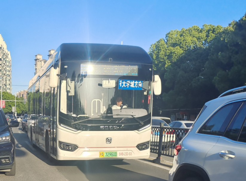 报站超大声!上海松江公交swb6109ev10g运行实录