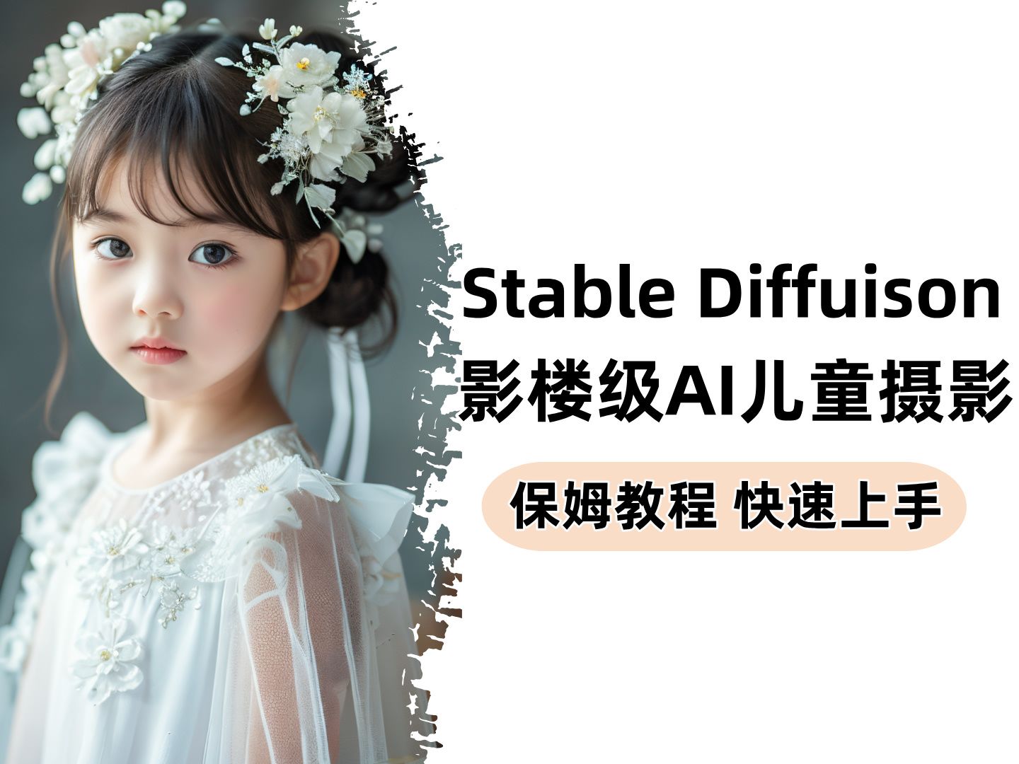 【Stable Diffusion】商业级AI儿童摄影写真免费制作教程,1分钟快速教你掌握AI摄影,保姆级AI绘画必看入门教程,建议收藏!SD教程,SD安装包哔哩哔...