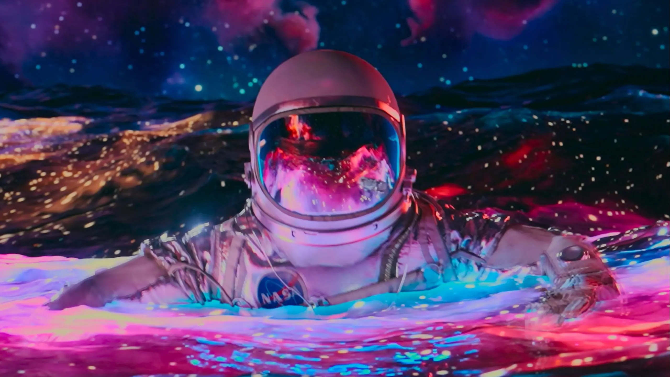 [4k 杜比视界] Floating-In-Space-By-VISUALDON 壁纸实际效果_哔哩哔哩_bilibili