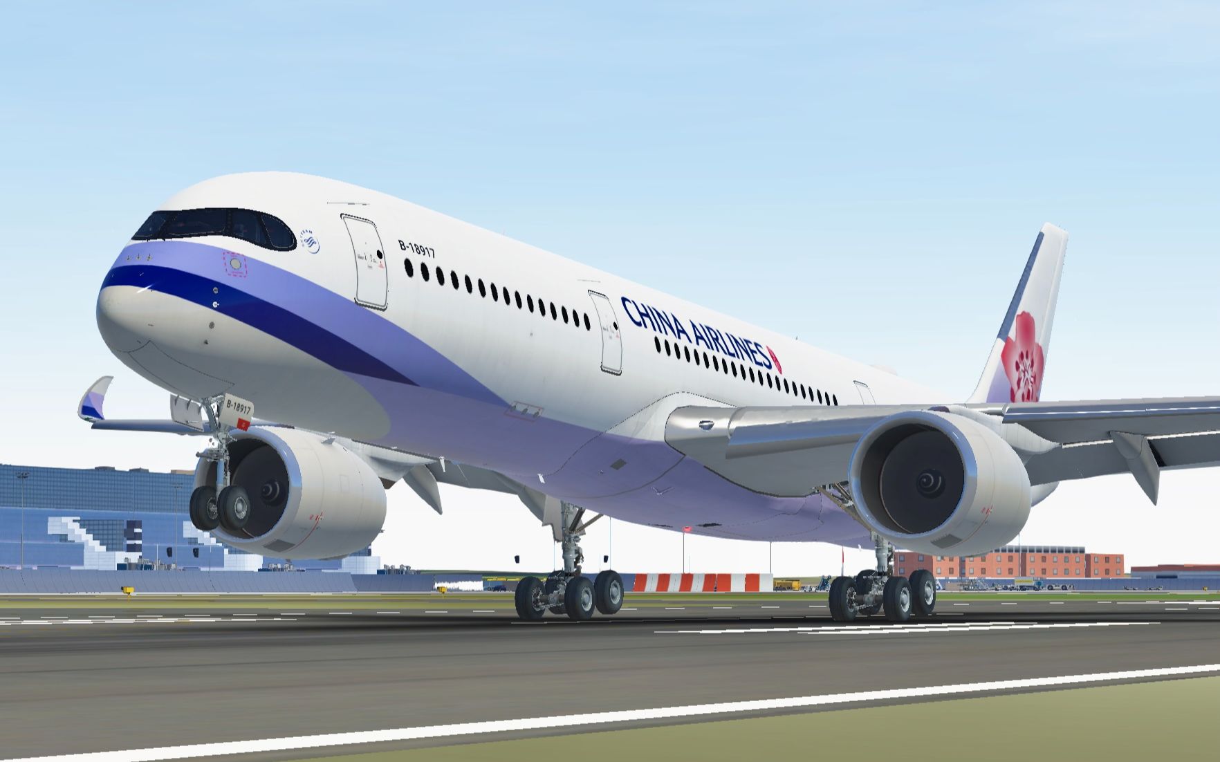 【infinite flight】 华航a350超轻盈着陆