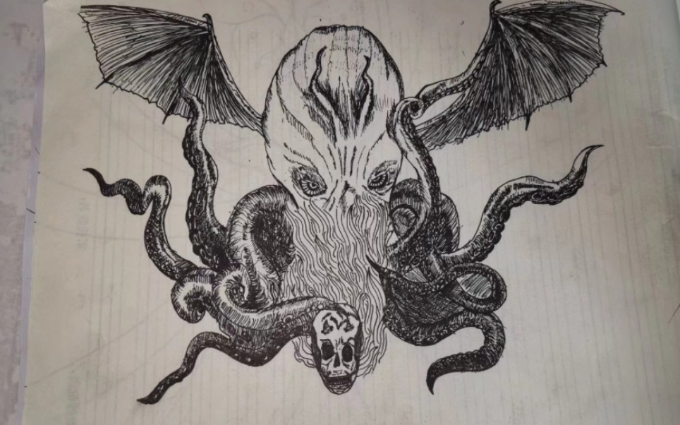 关于我上课无聊画的一些奇奇怪怪的画