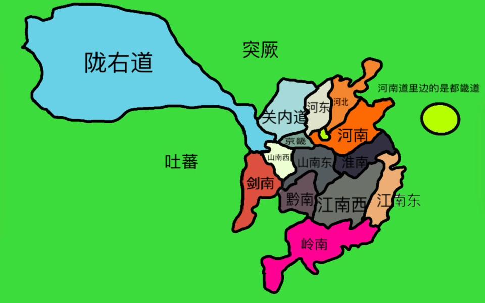 唐朝岭南道地图图片