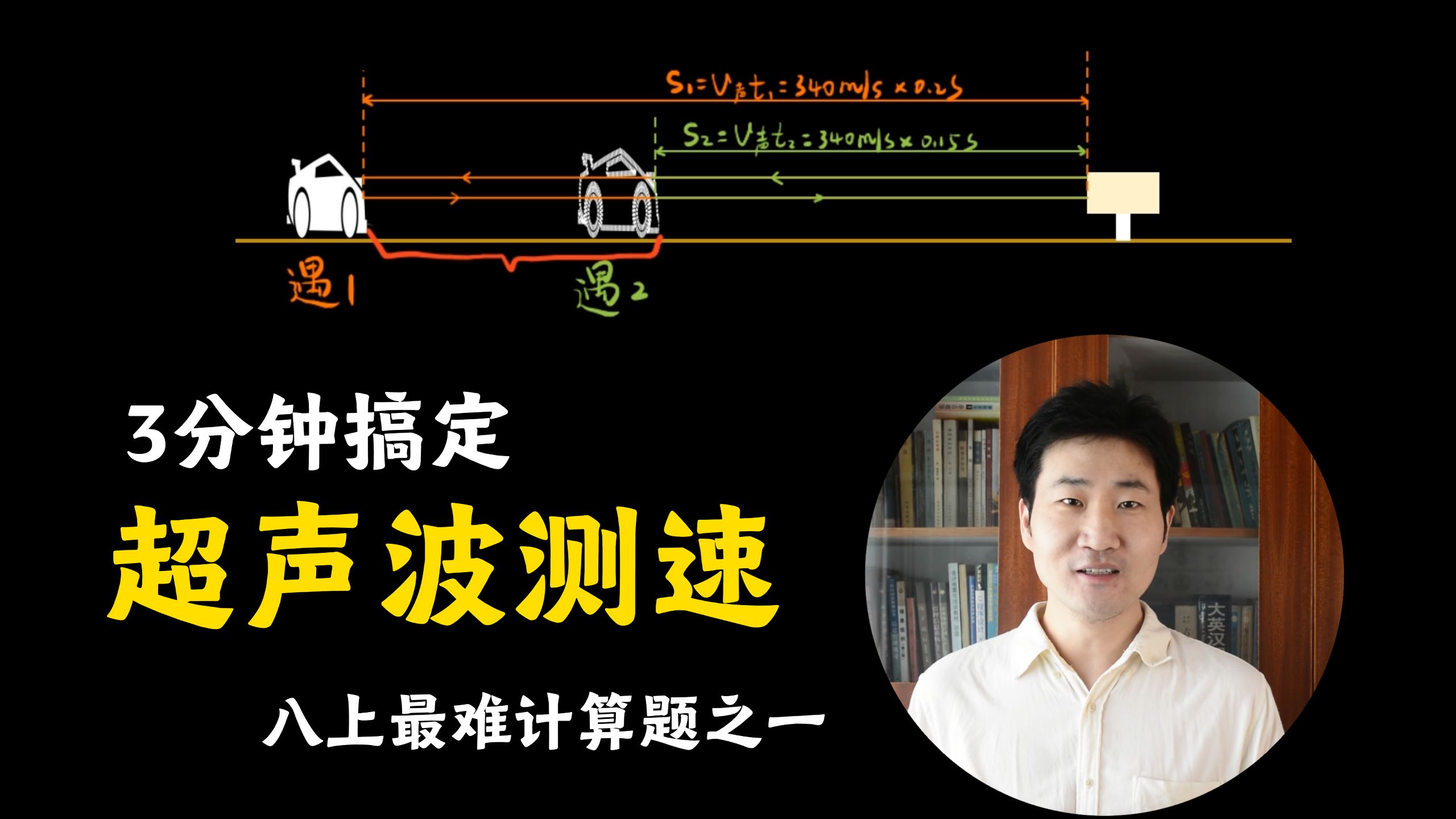 八上压轴计算—超声波测速