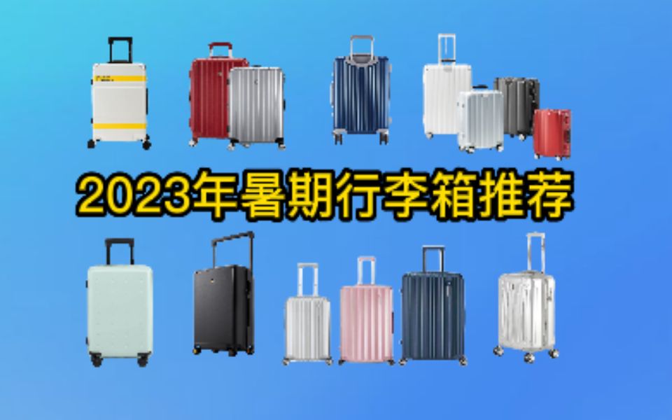 【行李箱选购】2023年暑期行李箱/拉杆箱推荐 各价位有哪些靠谱的行李箱推荐哔哩哔哩bilibili