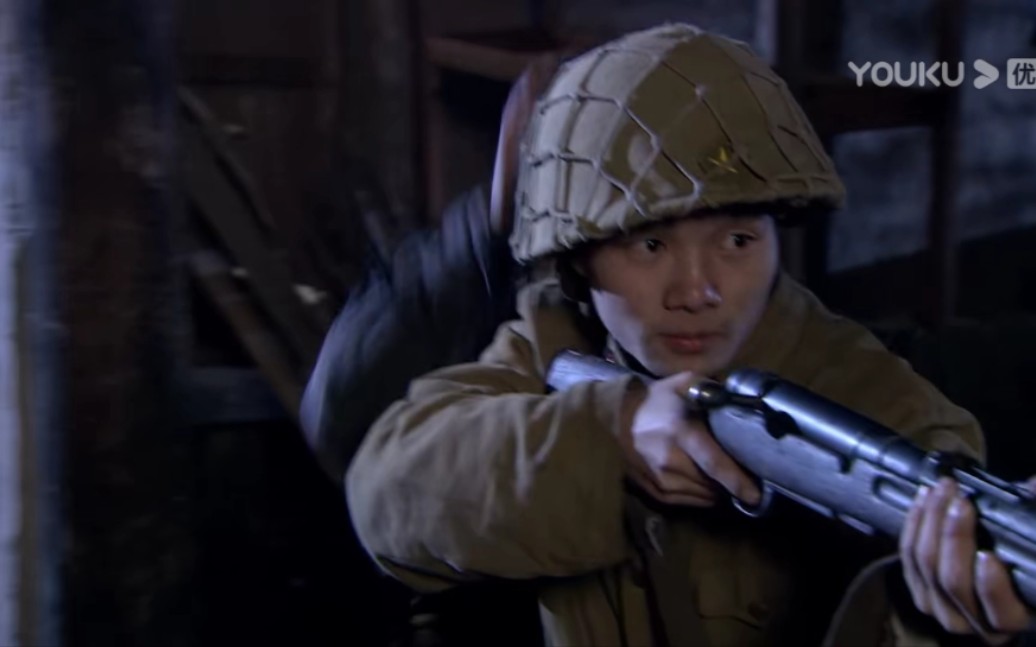 序号265鬼子士兵巡逻被偷袭摸哨捂嘴杀死