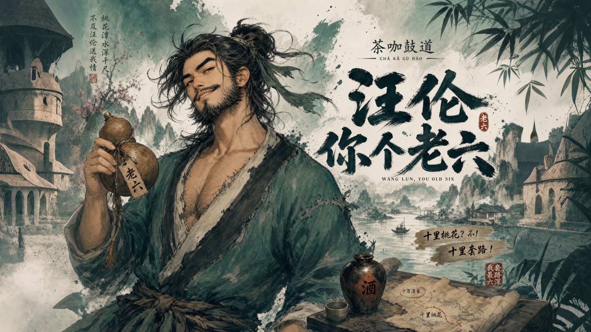 [4K]茶咖鼓道《汪伦你个老六》搞笑上线