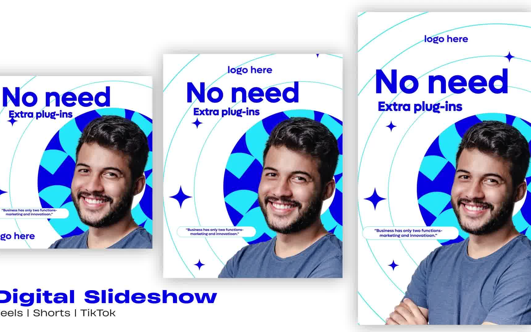 ae竖屏模板-20秒公司宣传片视频模板商务团队企业公司人物介绍视频