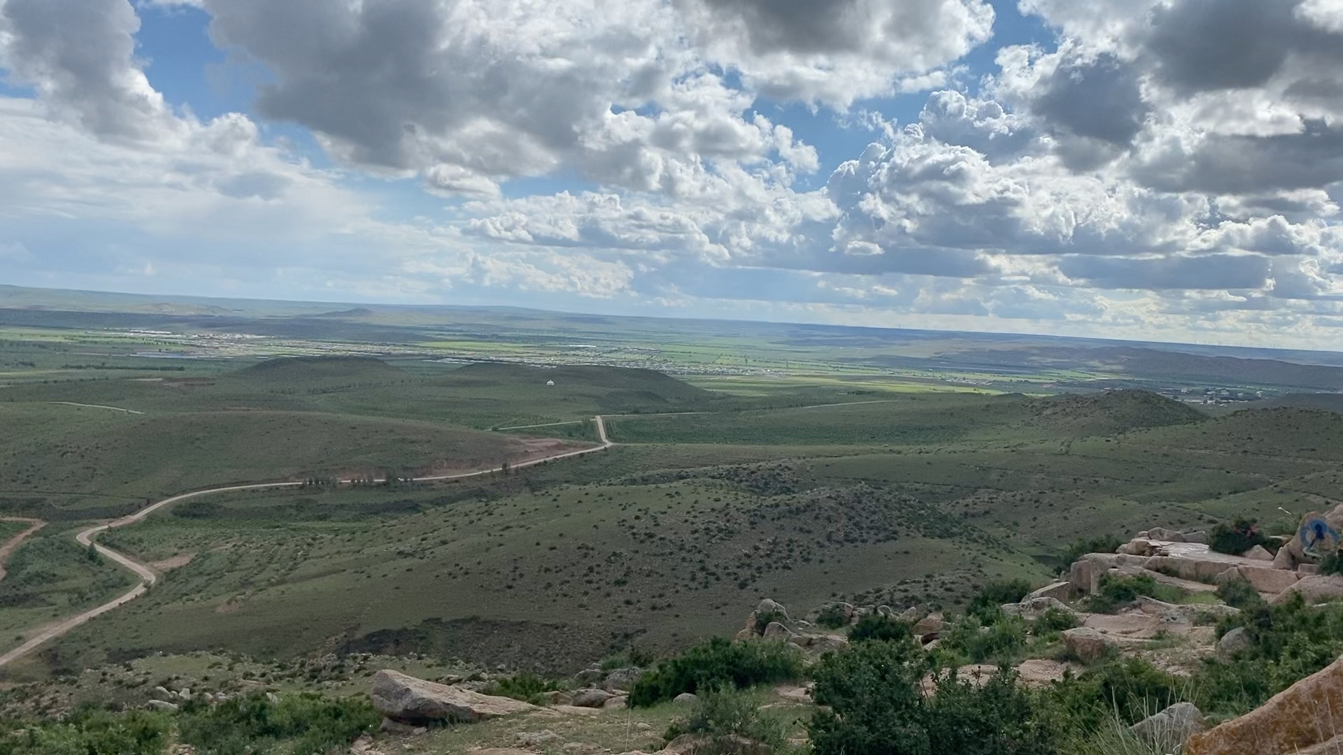 乌兰察布后旗火山顶