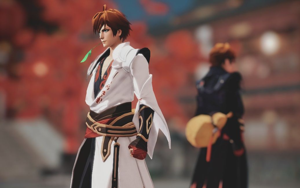 【王者荣耀mmd】李白x李黑-hybrid【模型配布】