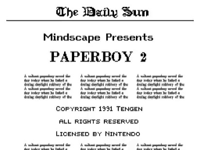 【sfc/pc/gb游戏回顾504】送报童2