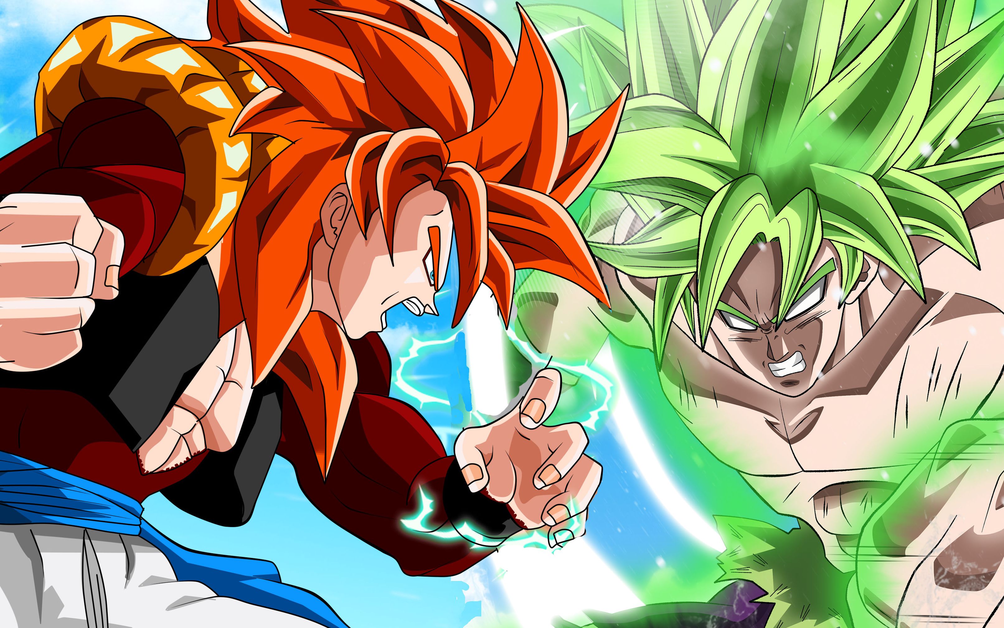 [龙珠伪剧场版]超四悟吉塔vs布罗利