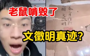 下载视频: 文徵明真迹？被老鼠啃毁了！－听泉鉴宝