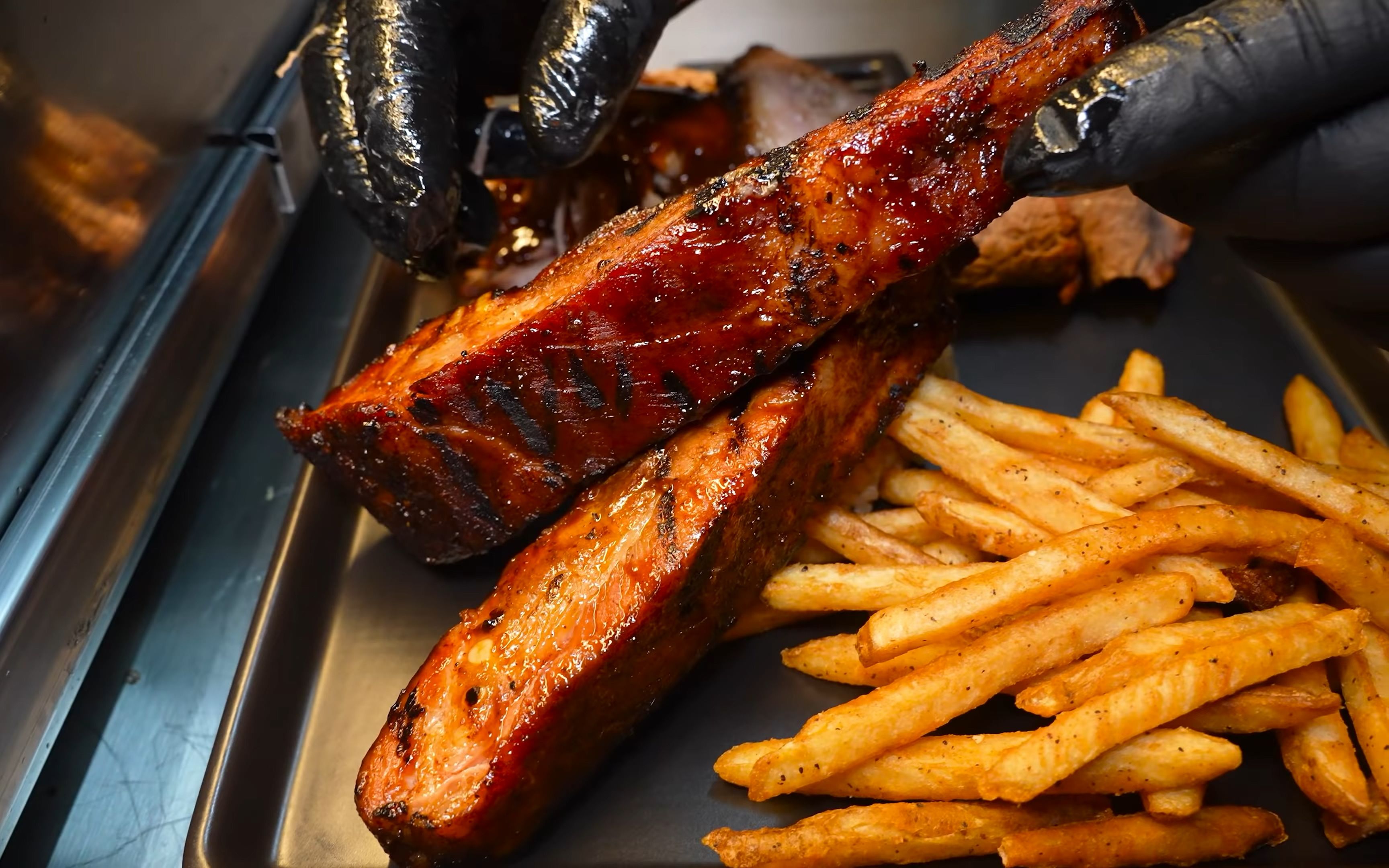 屋顶美式烧烤餐厅德州烧烤