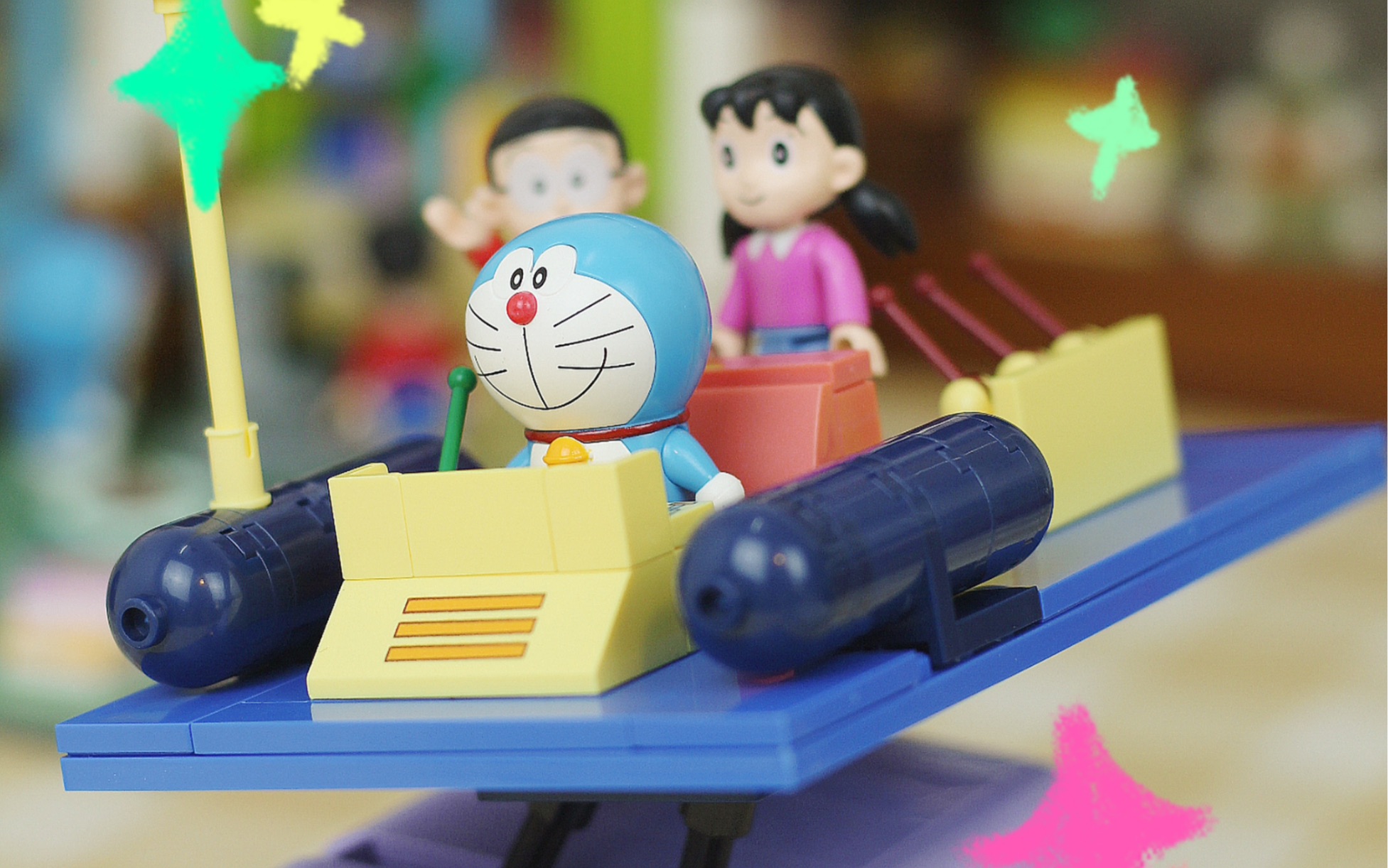 积木|跟哆啦a梦一起坐上时光机回到童年
