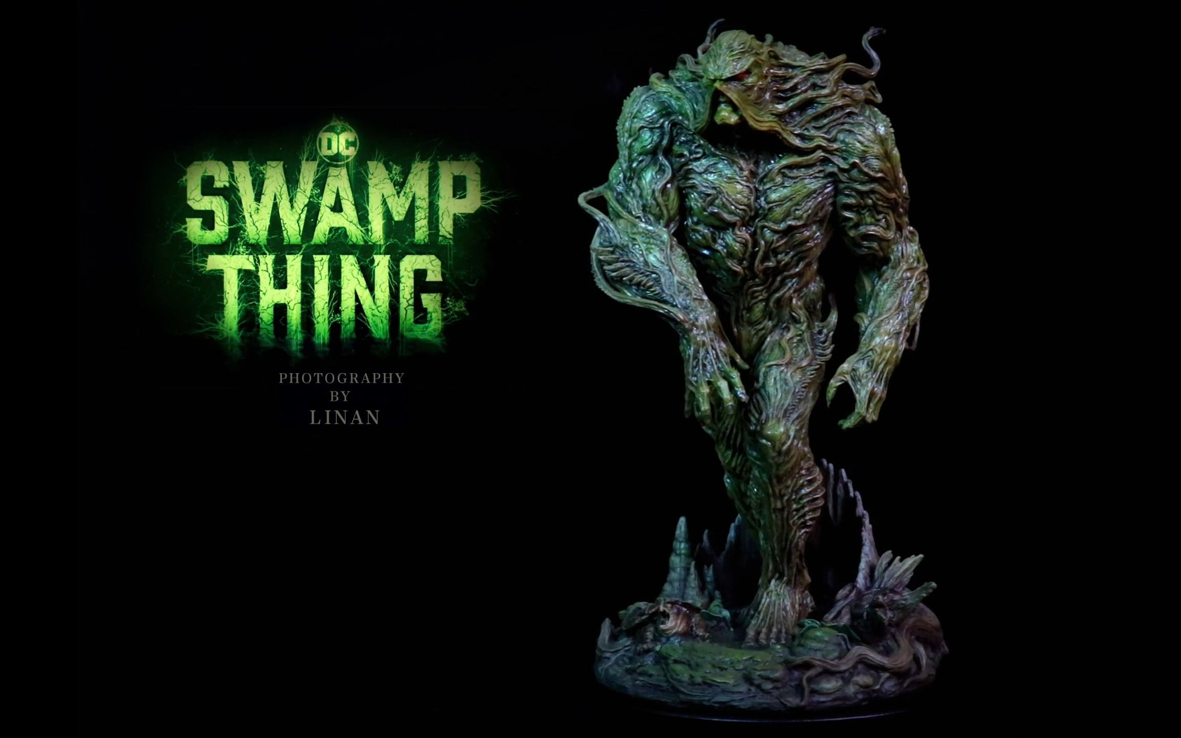 [图]盘一盘那些沼泽里的魑魅魍魉~sideshow DC 沼泽怪物 SWAMPTHING 全身像 评测