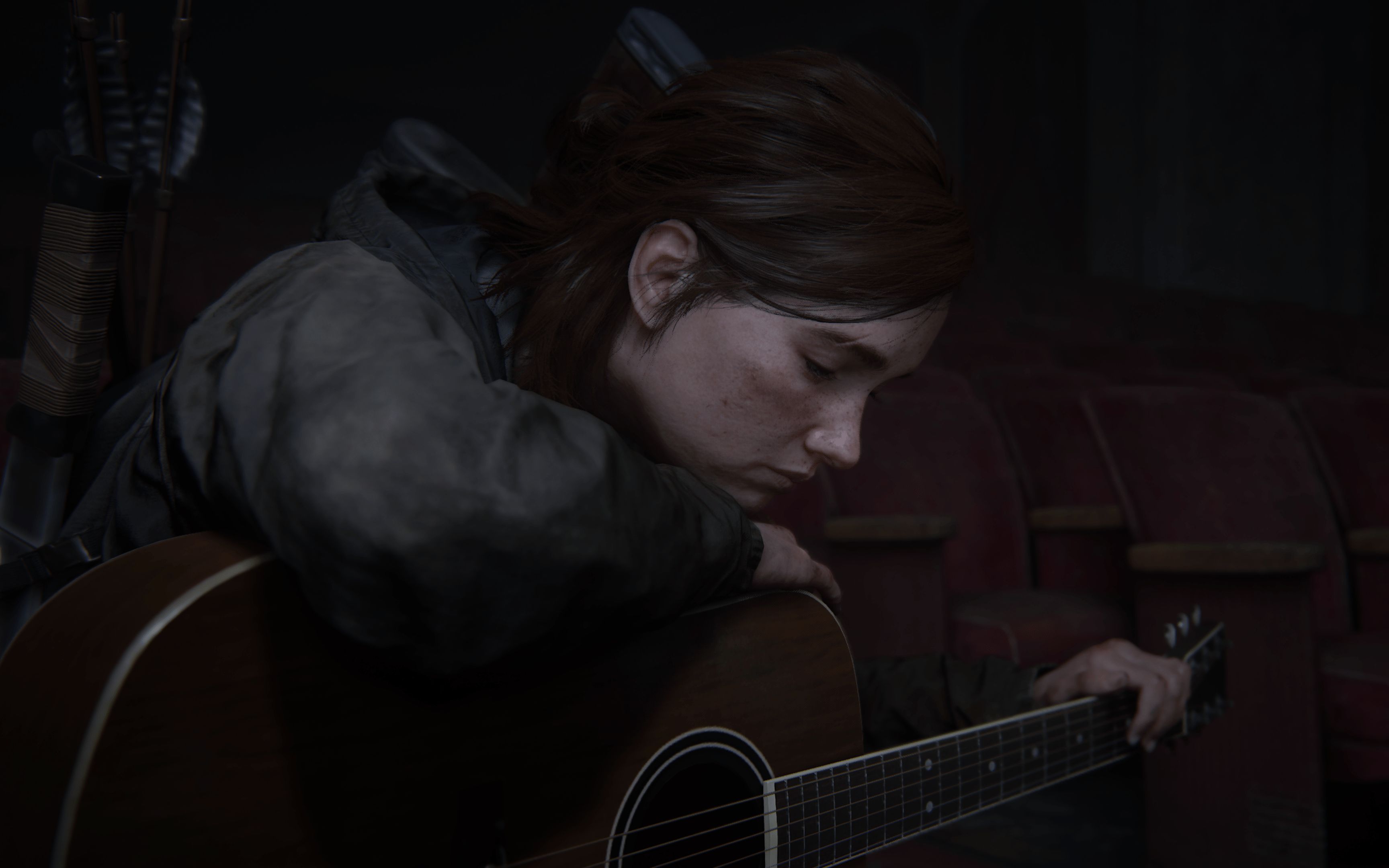 【the last of us64 part ii 最后生还者2 ps5 4khdr】艾莉剧场弹琴