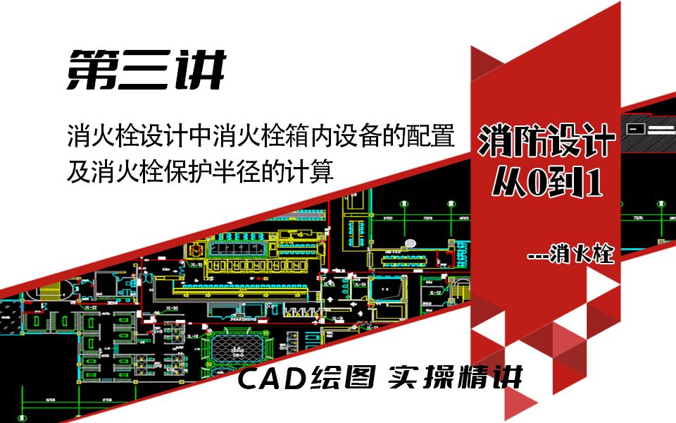 第三讲 消火栓设计中消火栓箱内设备的配置及消火栓保护半径的计算哔哩哔哩bilibili