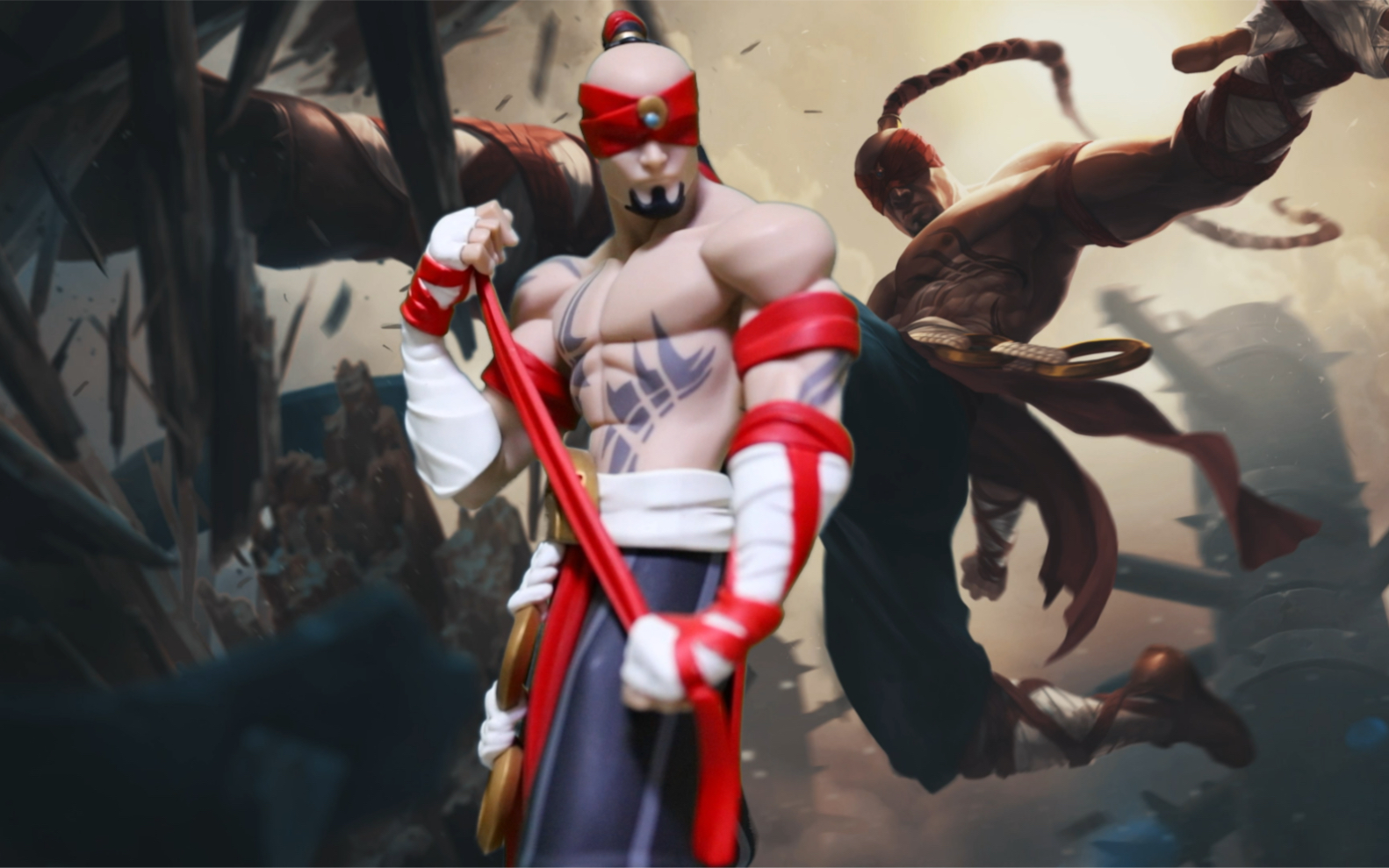 英雄联盟盲僧-李青手办