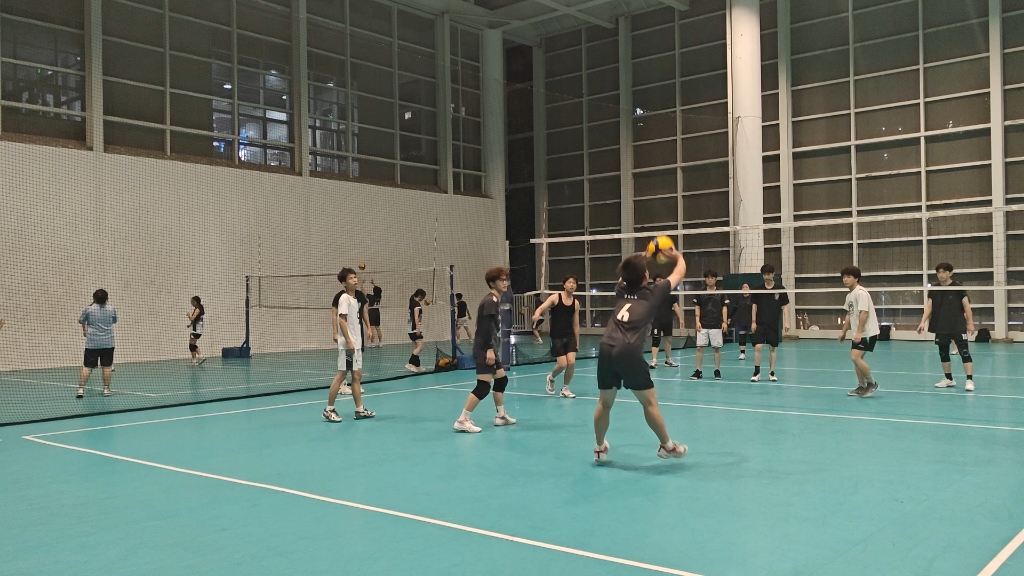 大学排球课游戏(大学生排球教案模板)
