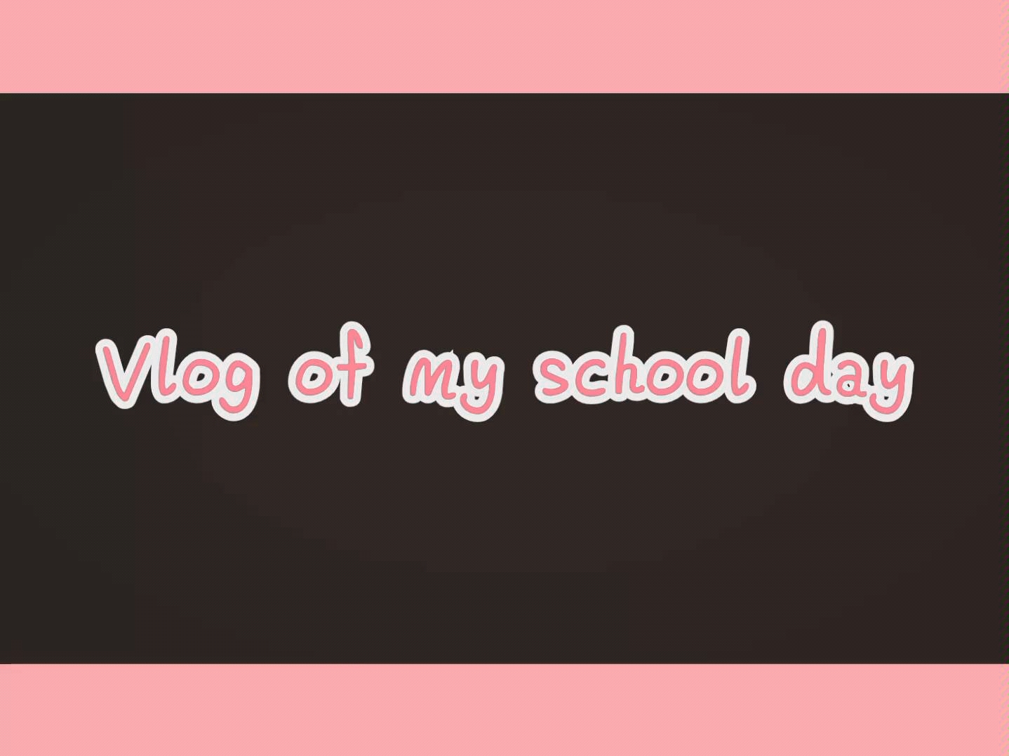 [图]【筱雪の日常】Vlog of my school day