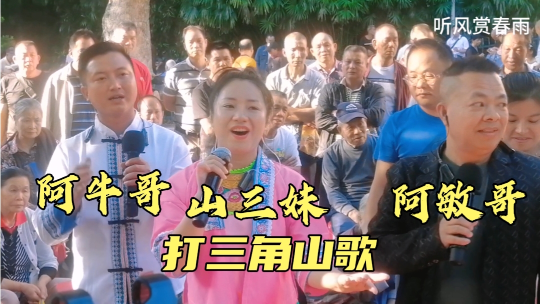 广西柳州山歌集(1510):山三妹 阿敏哥 阿牛哥同台山歌