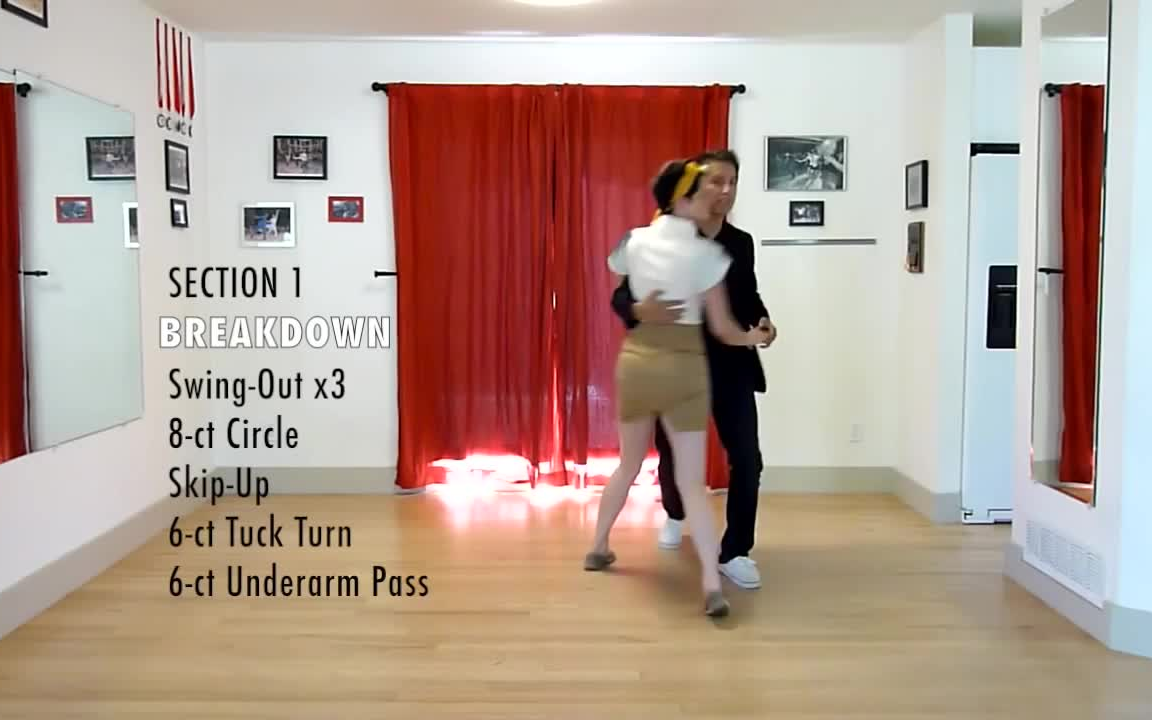 [图]Learn the California Routine Lindy Hop Swing Dance