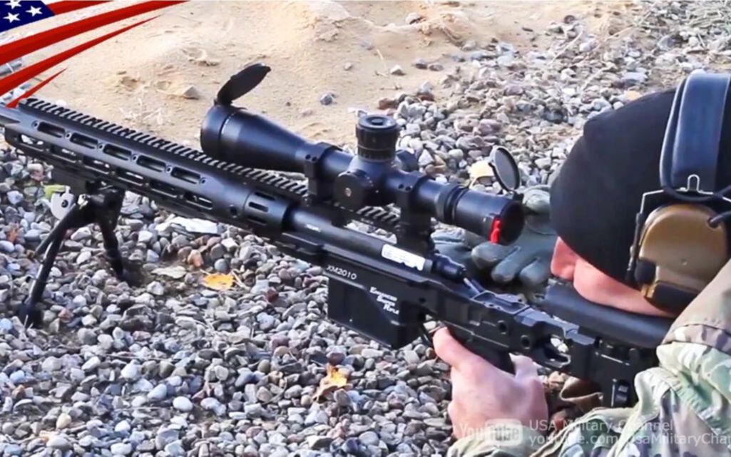 usamc美国陆军m2010usmcm40a6模块式狙击步枪射击