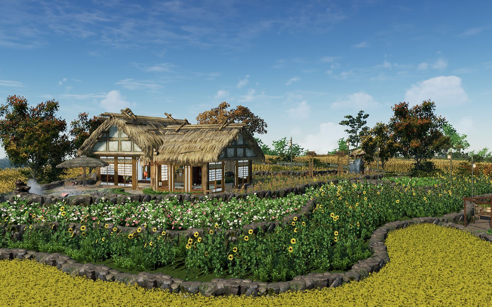 【天刀端游2.0家园】"山隐村" 蓝图已上传同人秀 自取