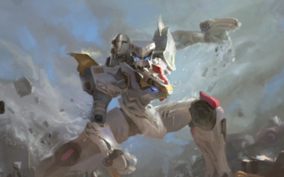 【板绘超兽武装】虎啸战神