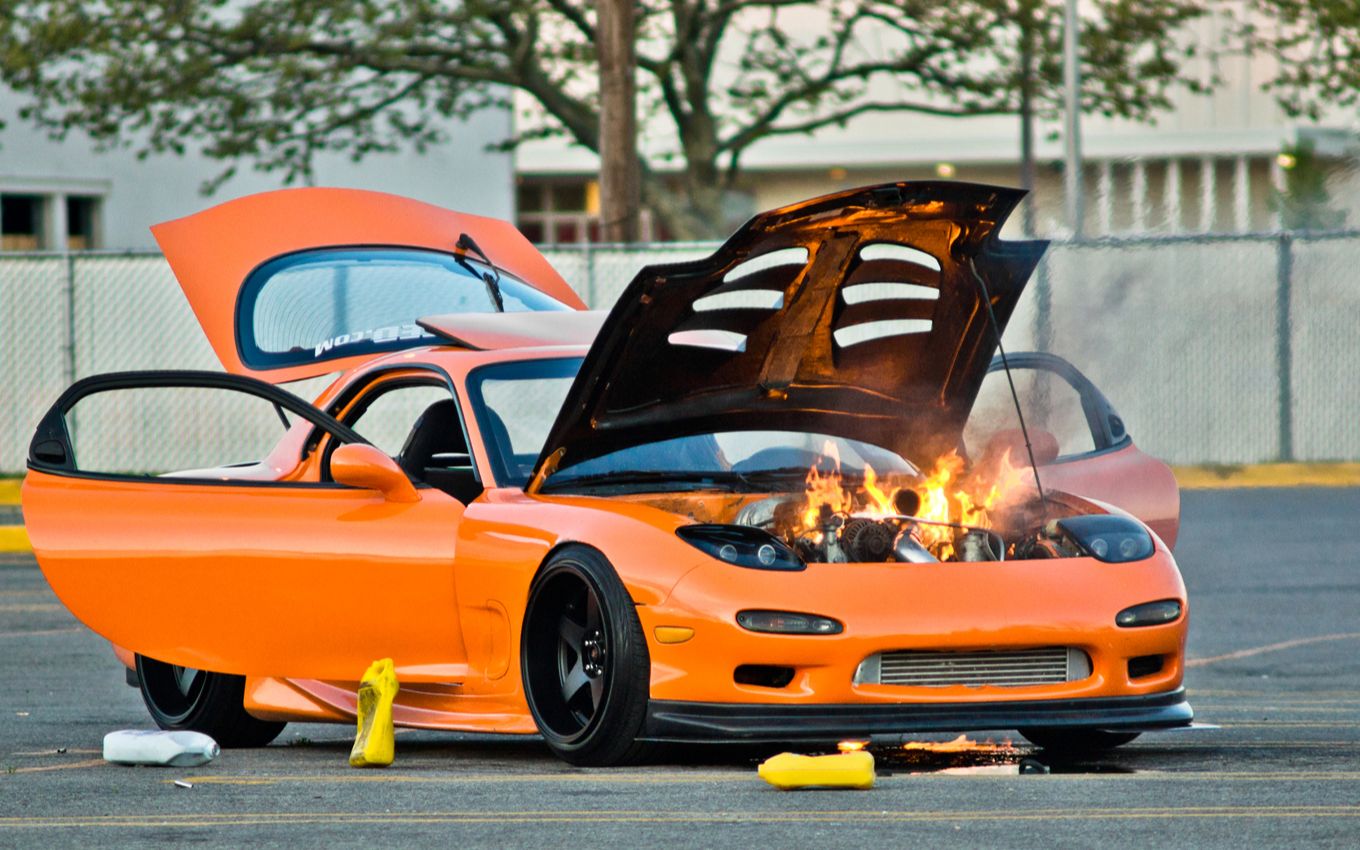 【湾岸西试打】马自达rx-7 ta神仙车上了直道仙力尽失.