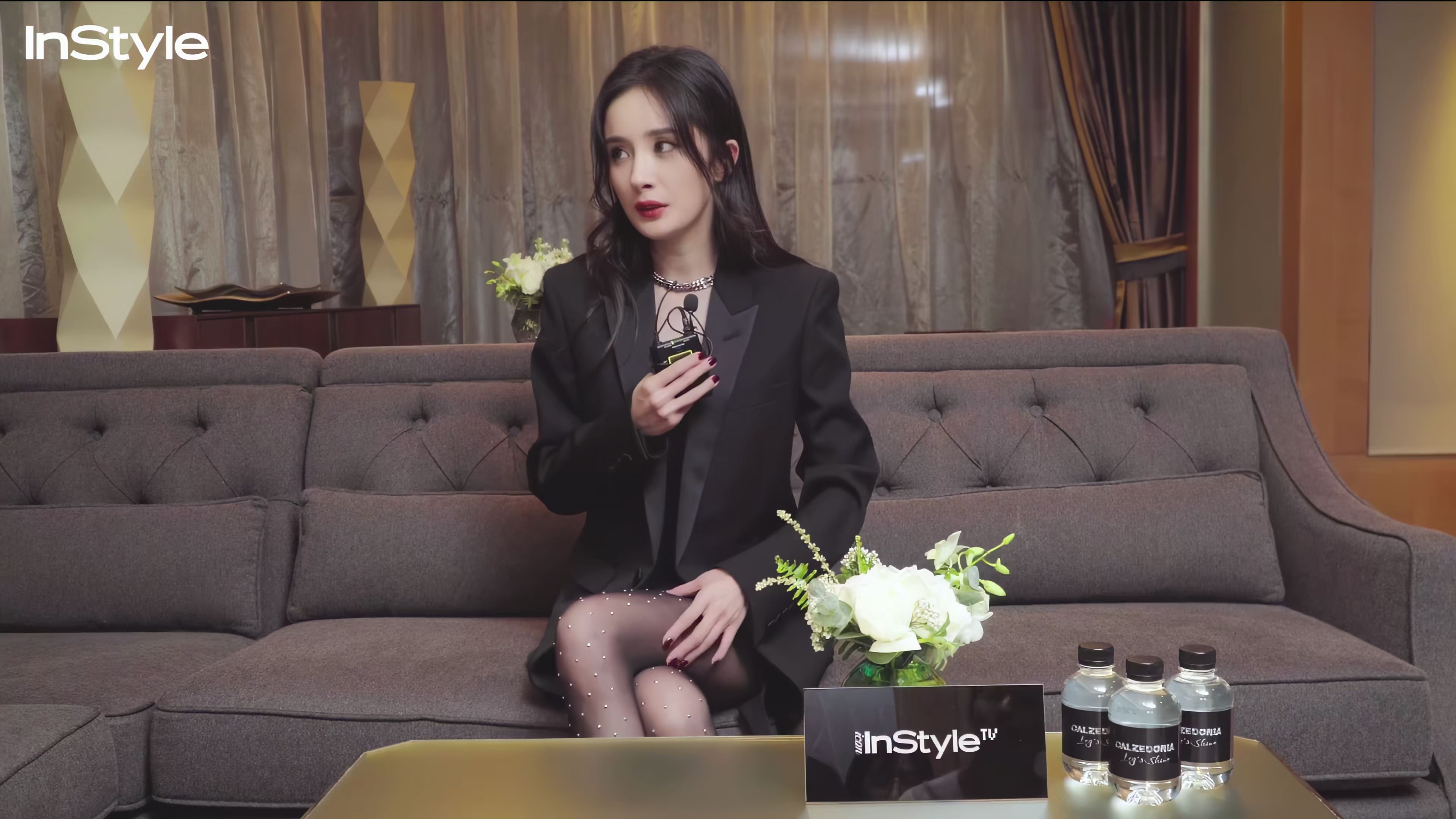 《instyle》优家画报采访分享丝袜穿搭经验2020.11