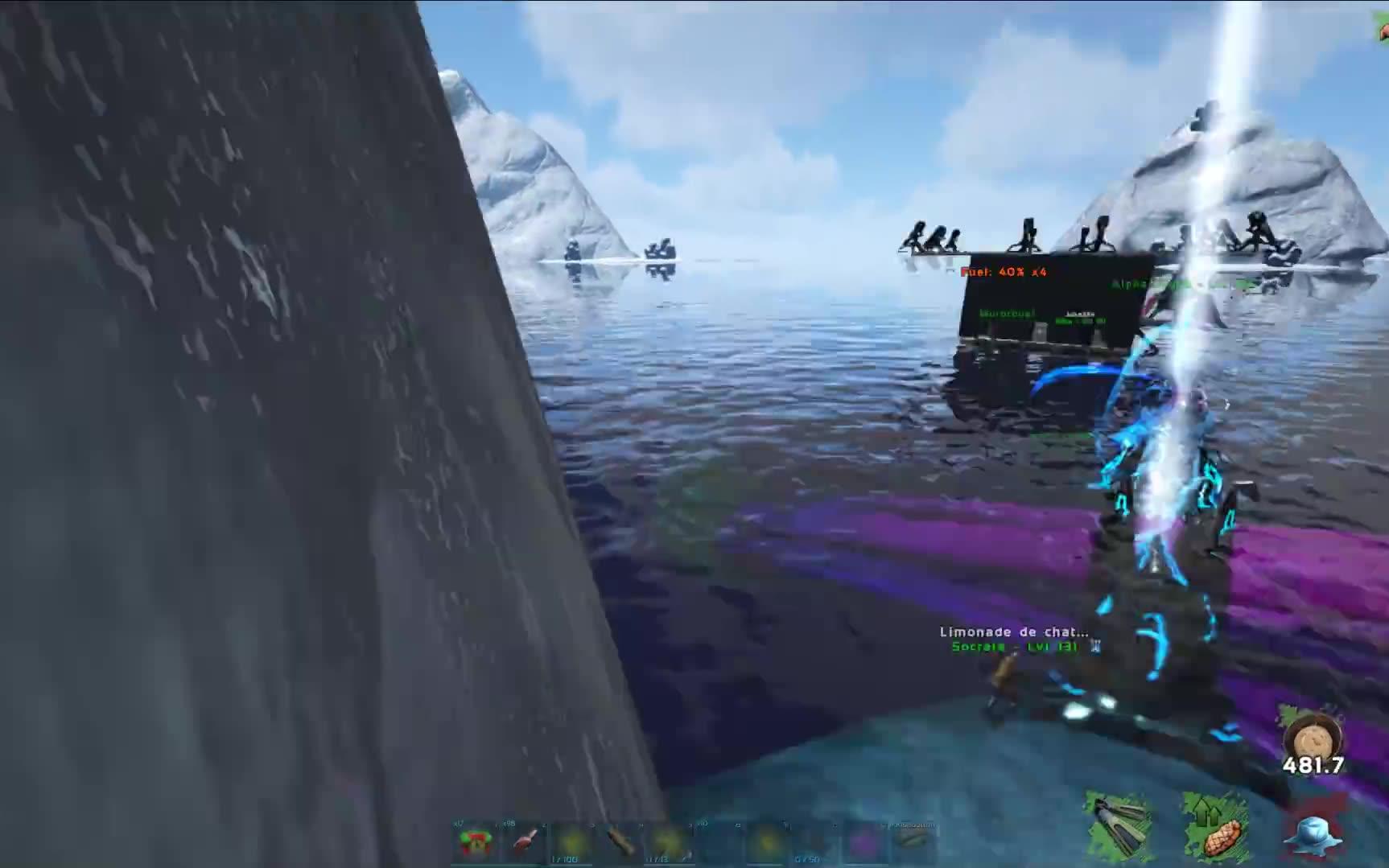 Raiding An Underwater Tek Base | Ark Official PvP哔哩哔哩bilibili