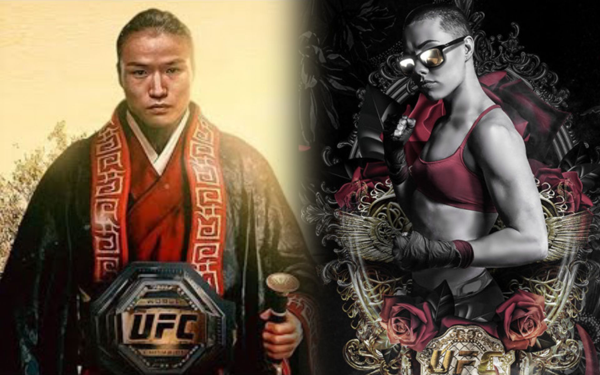 【自制/ufc261预告】女子草量级冠军戰:张伟丽 vs 罗斯
