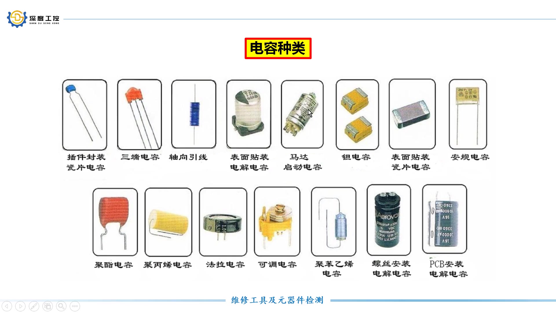 机器人维修培训:电容的识别和检测哔哩哔哩bilibili