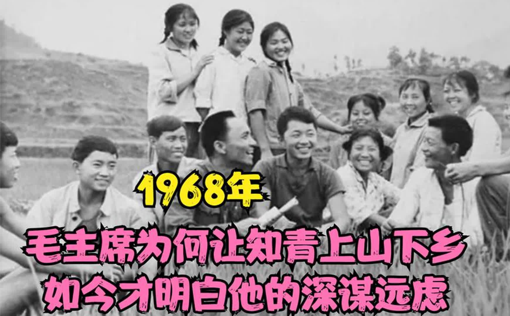 [图]1968年，毛主席为何让知青上山下乡，如今才明白他的深谋远虑