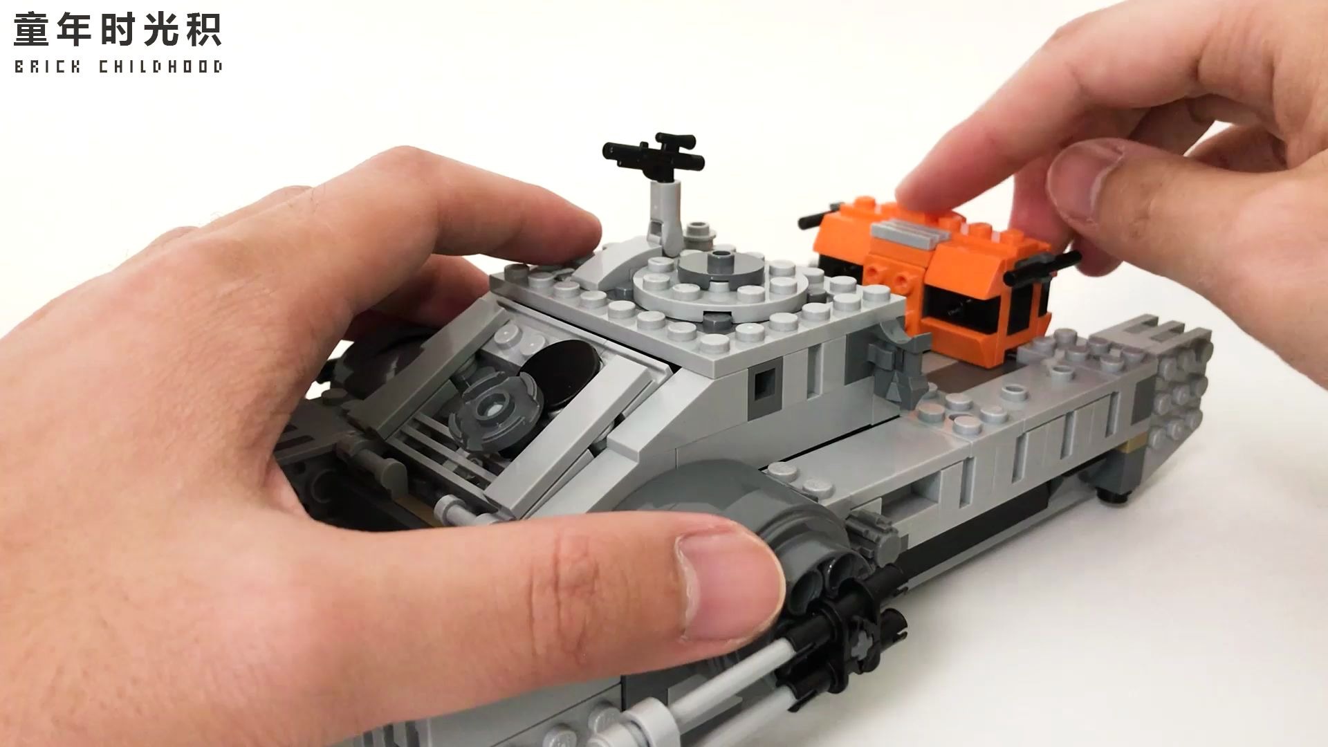 测评 乐高 lego 星球大战侠盗一号 75152 帝国悬浮坦克 积木玩具