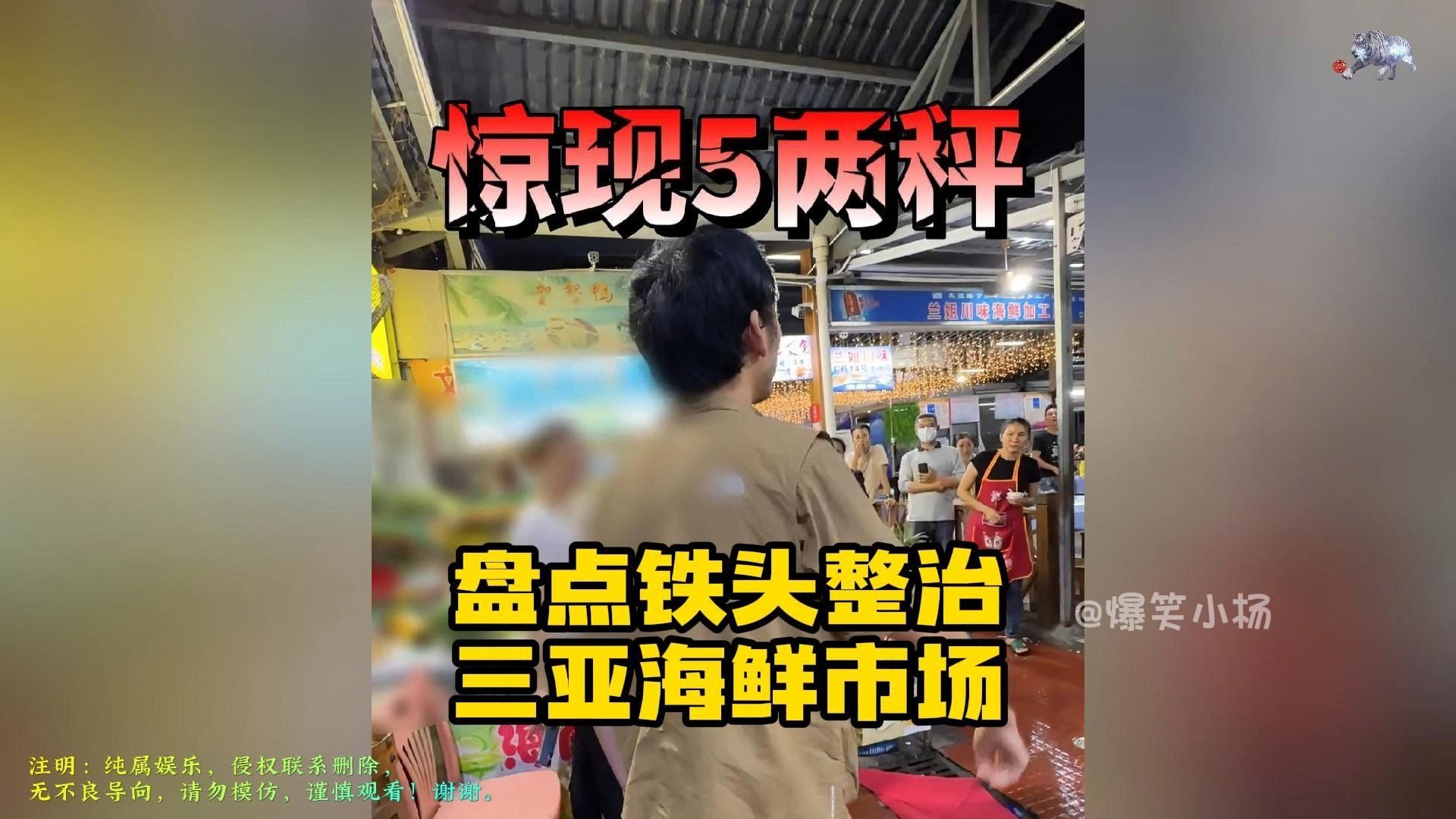 爆笑小杨：盘点铁头政治三亚海鲜市场