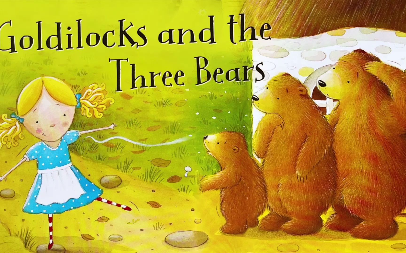 [图]经典英语童话故事｜金发姑娘和三只熊： Goldilocks and the Three Bears