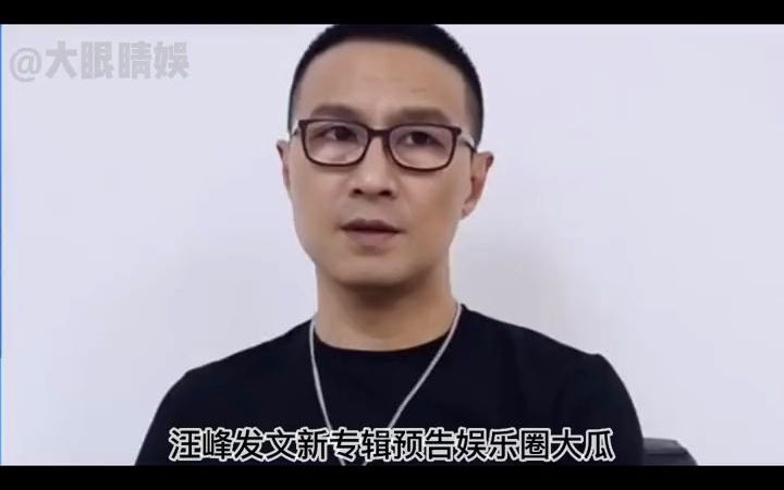 汪峰官宣新专辑!新的风暴已经出现,各部门注意!提前一周预告别说汪峰老师没给你们机会哔哩哔哩bilibili