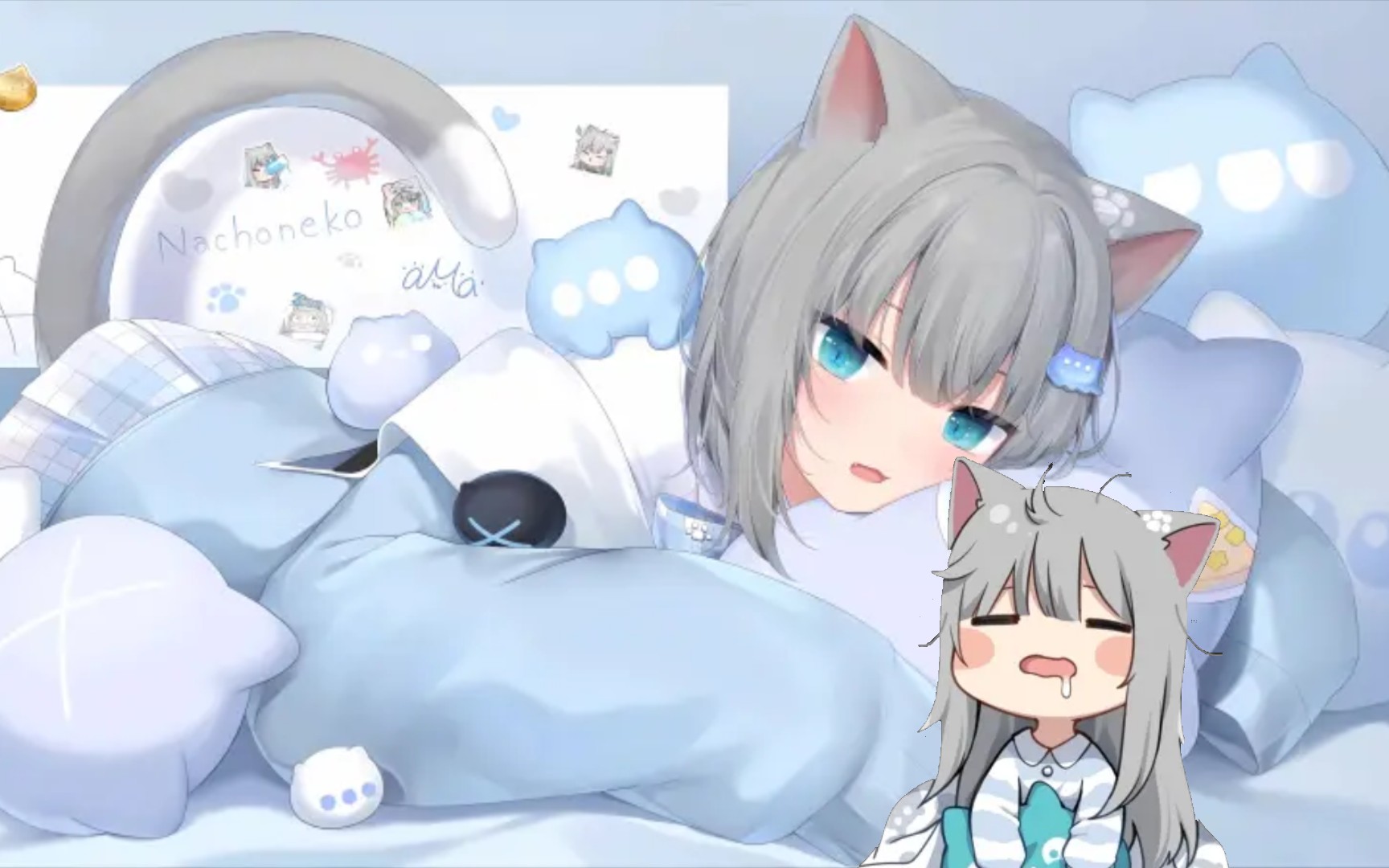 【甘城なつき】猫猫对你说晚安