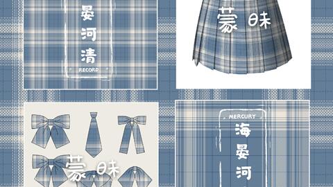 格柄 Jk制服格柄设计绘画软件medibang 哔哩哔哩 Bilibili