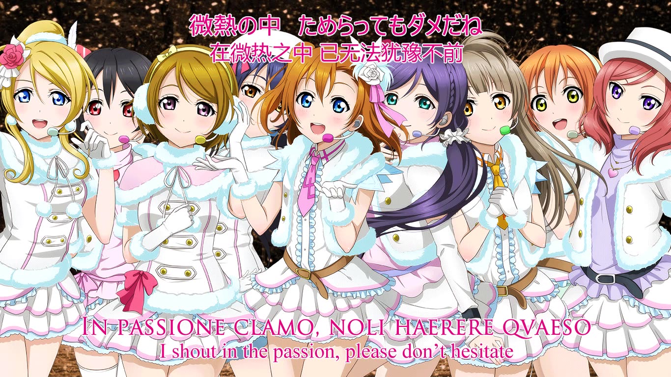 【拉丁偶像祭】snow halation (古典拉丁语歌词 降调翻唱)