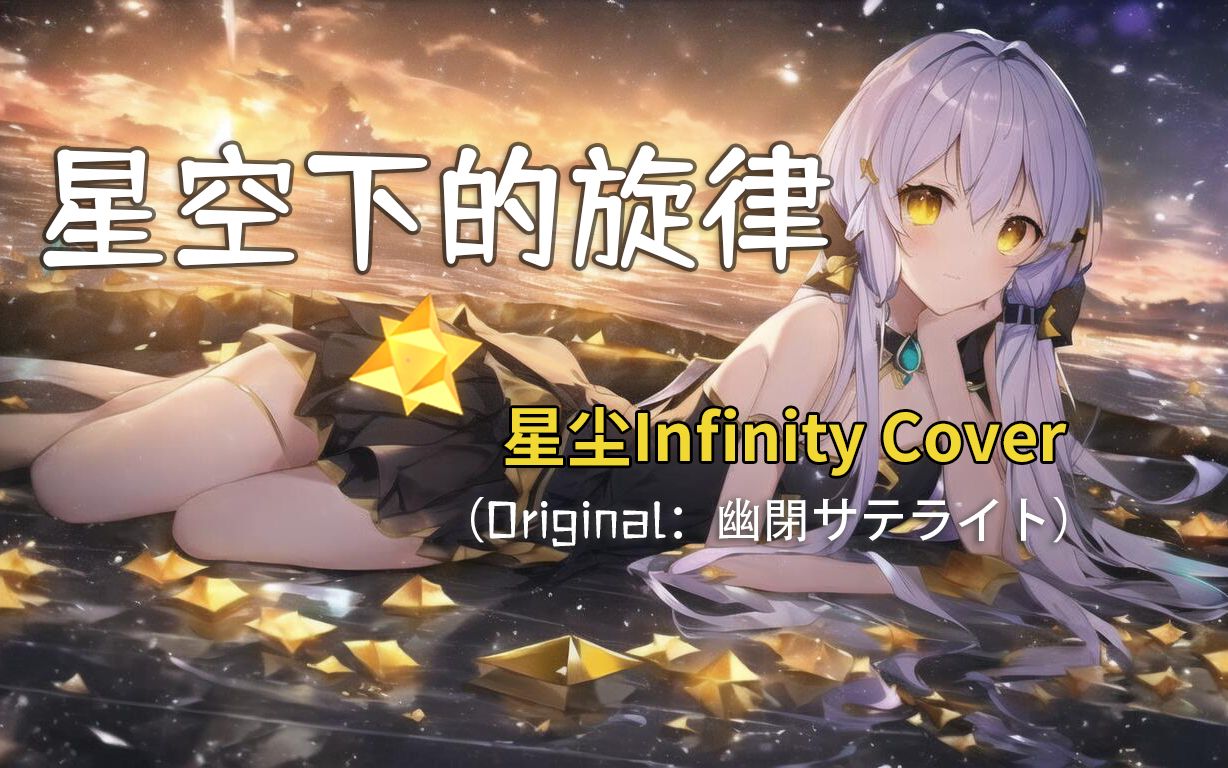 [图]"想把满天星光全都给你"~ 星尘Infinity Cover - 星空下的旋律 【AI曲绘付】（幽闭中文曲）