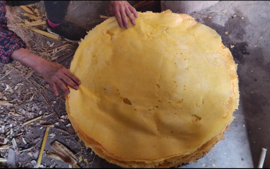 临沂农村手工玉米煎饼