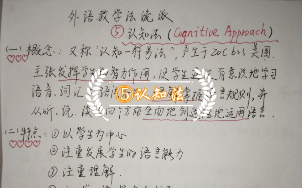 [图]外语教学法流派⑤认知法。一句话形容就是想法很丰满，现实很骨感～备考的快看！